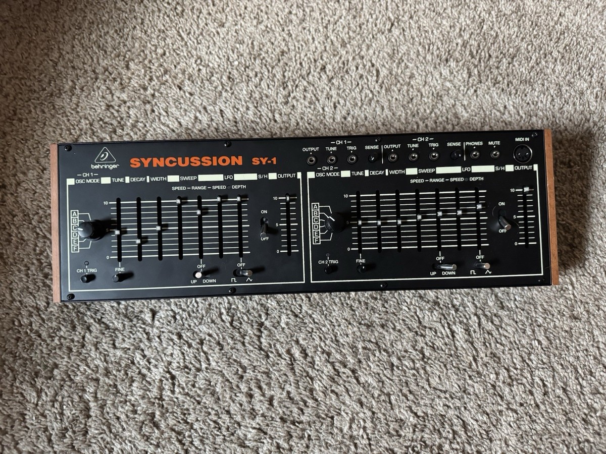 Behringer Syncussion SY-1 Dual-Channel Analog Percussion