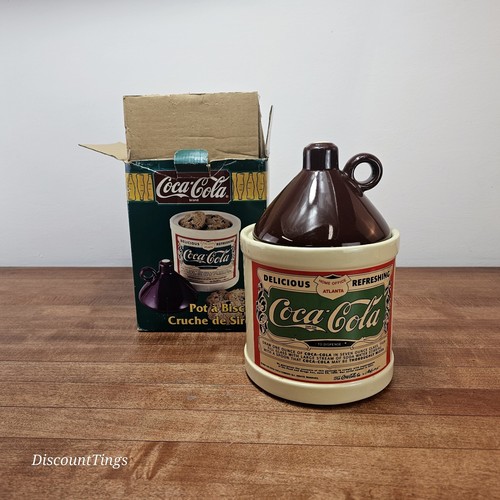 1993 Coca-Cola Brown Top Cookie Jar