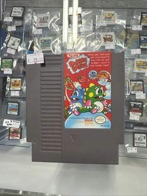 Taito Bubble Bobble Nintendo NES - Cart Only - Tested/Working, Authentic - Image 1 of 4