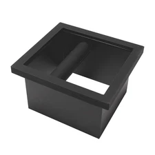Coffee Knock Box Chute Built-in Desktop Bottomless Espresso Knocking Waste Bin
