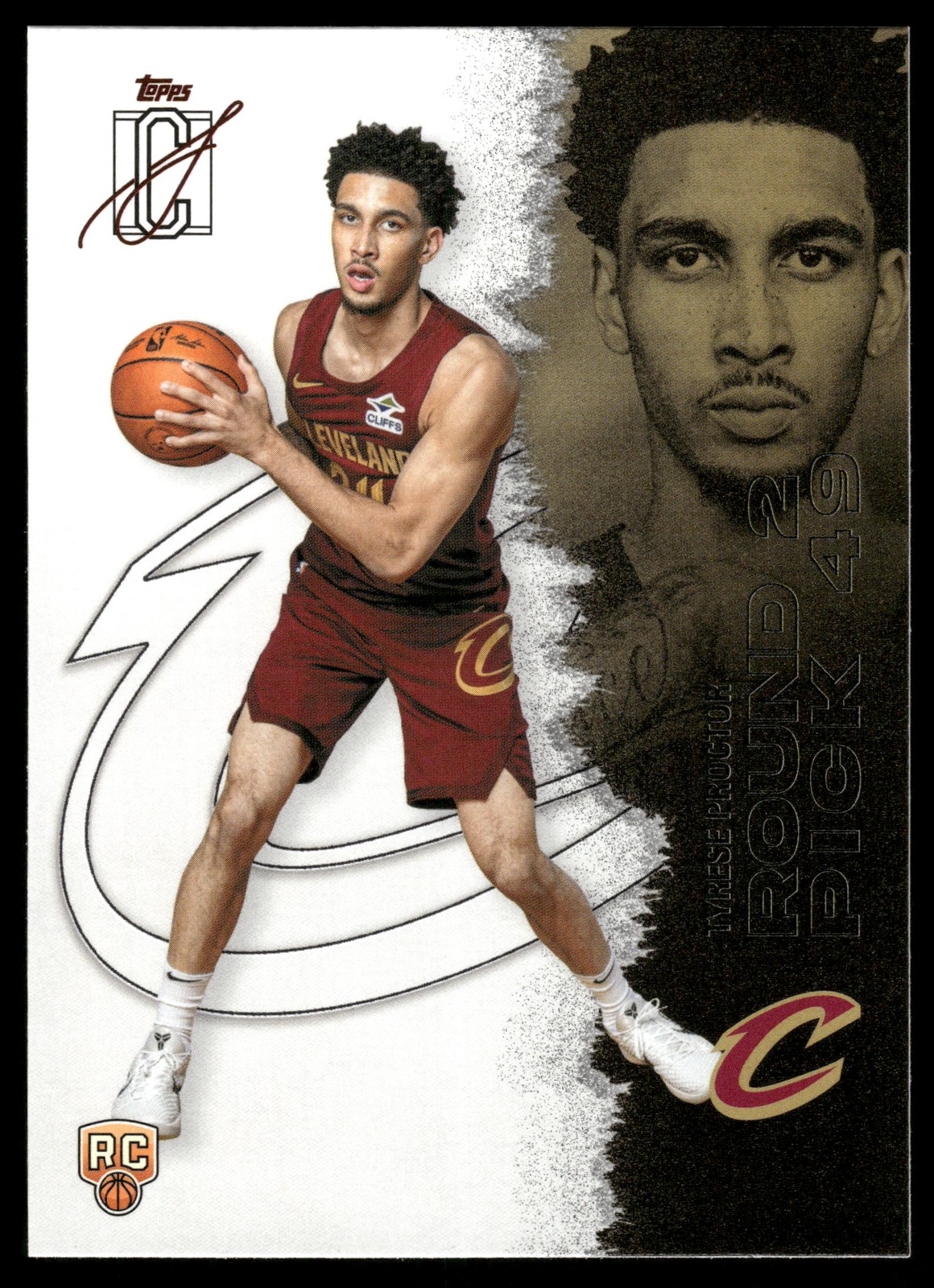 2025-26 Topps Signature Class Tyrese Proctor #141 RC Cleveland Cavaliers