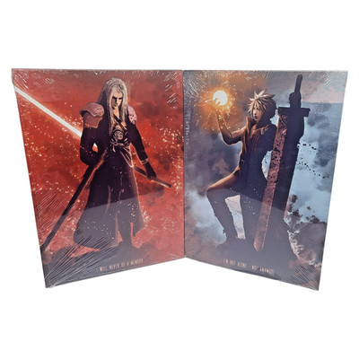 Final Fantasy 7 VII Cloud Sephirot Displate Metall Poster 45x32 cm NEU Magnet