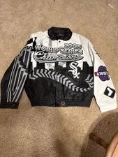 RARE Chicago White Sox 2005 World Series Champions Jeff Hamilton Leather Jacket