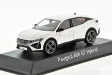 Peugeot 408 GT Hybrid white 2023 1/43 NOREV 474812