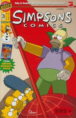Simpsons Comics Nr. 26 - Panini (1996-2018) mit Beilage-Poster Zustand 1-2