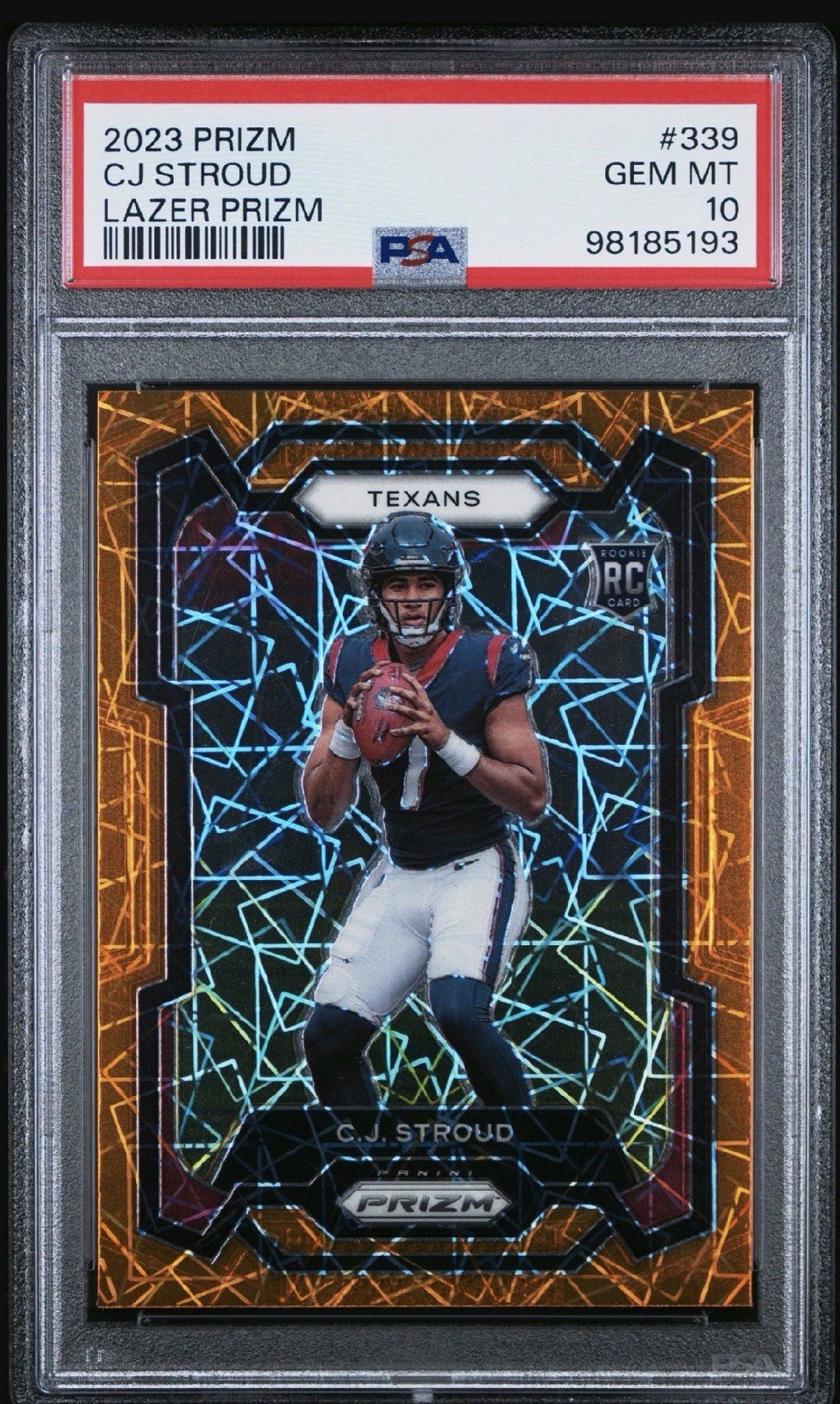 2023 PANINI PRIZM | LAZER PRIZMCJ STROUD PSA 10