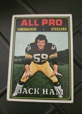 1974 TOPPS JACK HAM HOF STEELERS 137