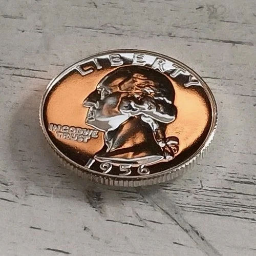 1956-P Mirror-like Proof 90% Silver Washington Quarter ~FREE SHIPPING!