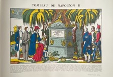 Image D' Epinal Napoleon "Napoleon II Tomb" 35 CM x 26 CM