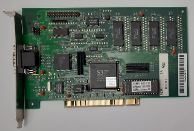SPEA V7-Mercury Lite PCI Graphics Card (S3 928, 1MB, Retro, 1993)