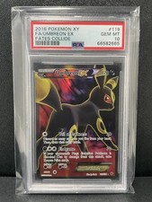 Pokemon Umbreon EX 119/124 Full Art 2016 Fates Collide GEM MINT PSA 10