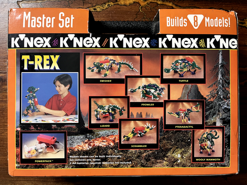 Vintage 1996 K'NEX T-REX Master Set #14123 - NEW - Picture 2 of 2