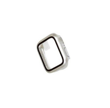 For Apple Watch iWatch Series 4 44mm Silver Screen Protector Case Full Cover