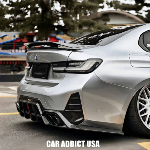 Smoked White LED Tail Lights For BMW 3 Series G20 G80 M3 2019-2025 Rear Lights - Picture 3 of 12