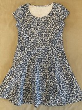 PS Aeropostale dress blue floral swingy shirt 14 girls