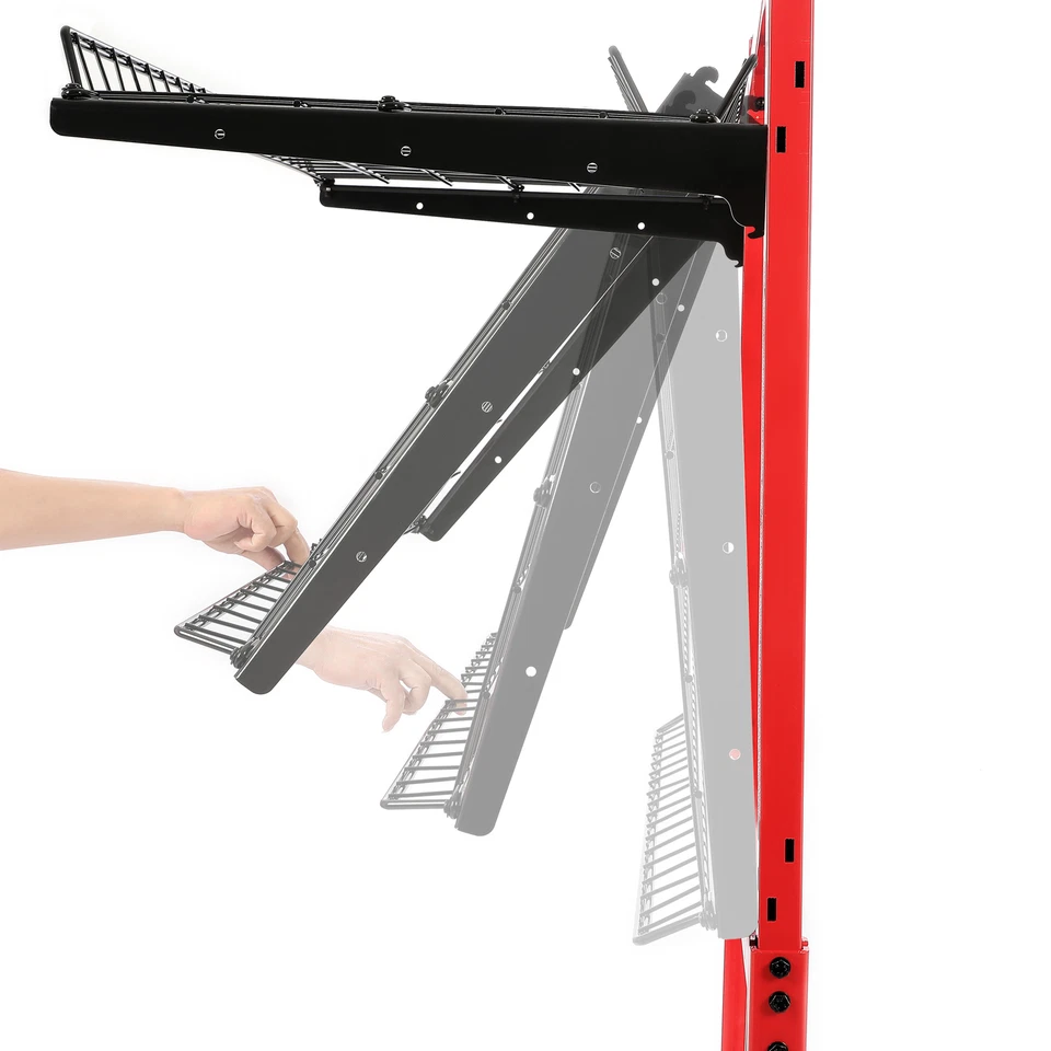 Parts Management Storage Cart Auto Body Rolling Parts Storage Rack Repair Shop Foto 4 de 4