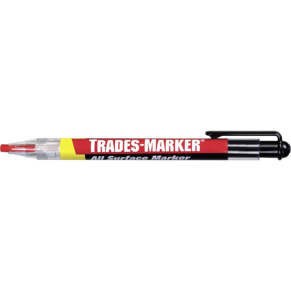 Markal Trade Marker Starter Pack 96132 Marcatore indelebile Rosso 3.8 mm