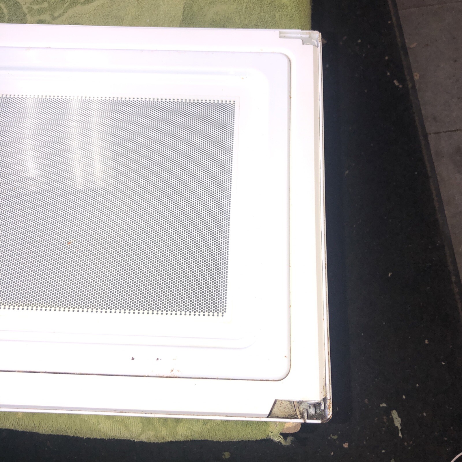 Goldstar MV1515W. Microwave Door Assy. Damaged Parts Or Repair eBay