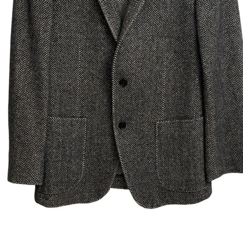 Theory Herringbone Tweed Sport Coat Jacket Men's 42 Wool Blend Two Button Grey - Picture 5 of 16