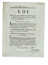 CHURCH COPPER UTENSILS FURNITURE VASES LAW 1791