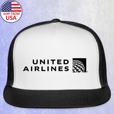 United Airlines Trucker Hat Cap Adult Size