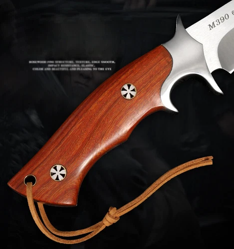 Hunting Knife Fixed Blade M390 Knife Camping Military Outdoor Survival - Picture 5 of 9
