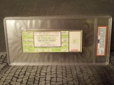 Low pop PSA 8 | Lou Brock Breaks Ty Cobb SB Base Record | FULL 1977 Ticket Rare