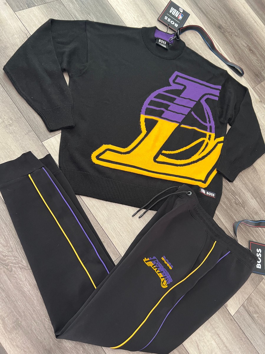 NWT Hugo Boss Los Angeles Lakers Tracksuit Men's Sweater Crewneck - Main Image