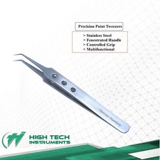 Watch Repair Tweezers Jewelry Repair Picking  Fixing Tool Fenestrated Handle