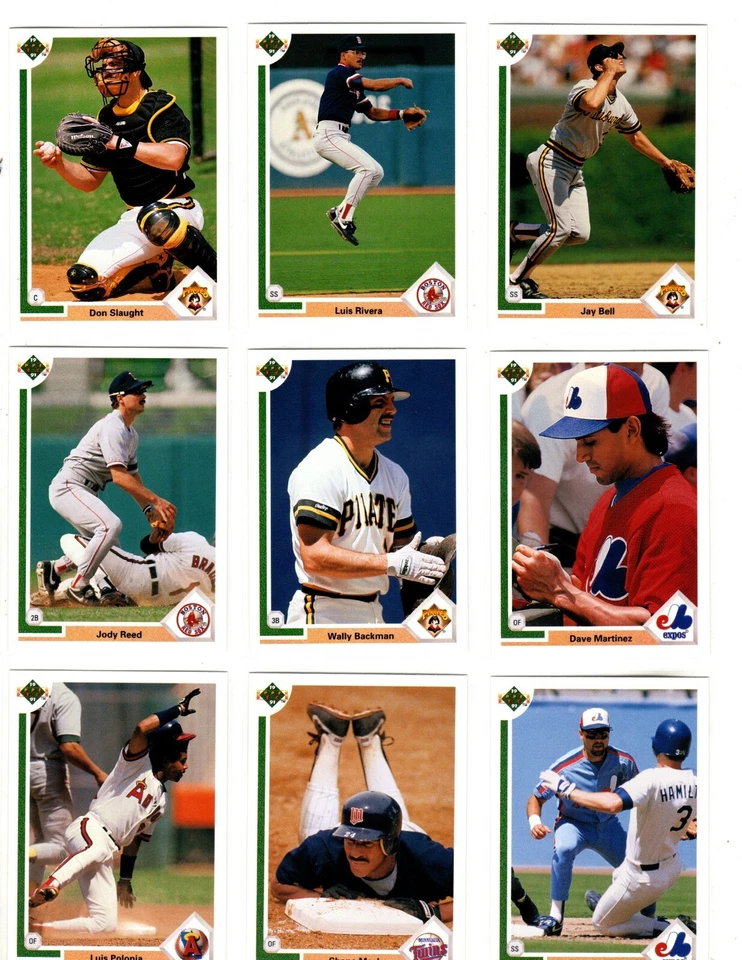 1991 Upper Deck Baseball Trading Cards / Choose #s 1 - 200 / mb36 - Image 3 of 4