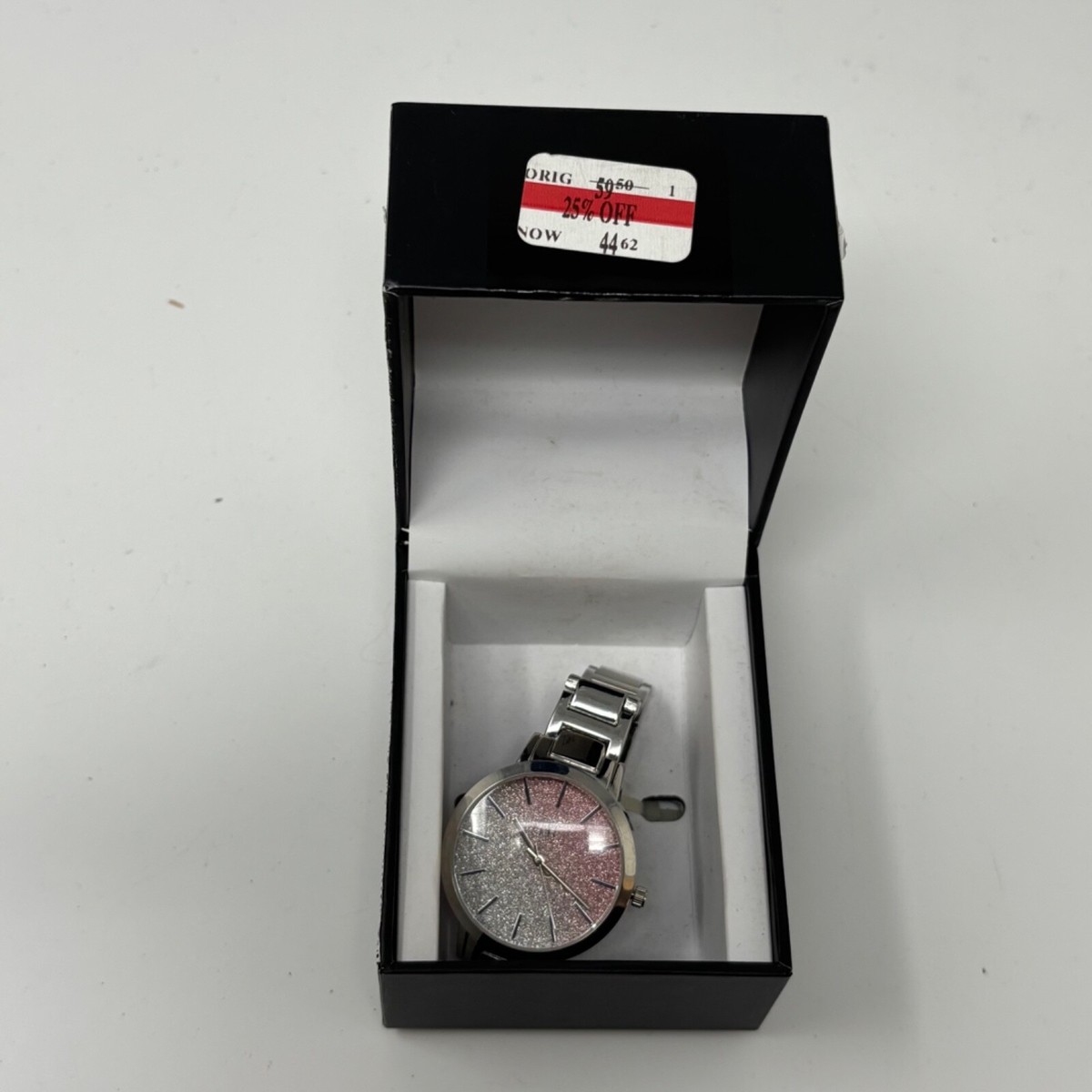 INC International Concepts Womens Silver Tone Bracelet Watch  display picture 1