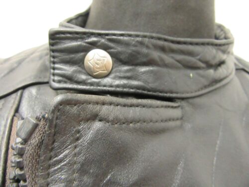 VINTAGE 80'S LEATHER PERFECTO MOTORCYCLE JACKET SIZE UKS, SEGURA ? - Picture 6 of 17