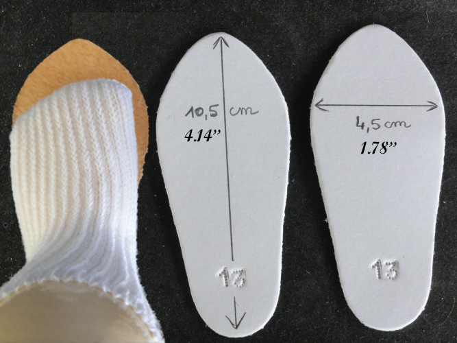Bottines En Cuir Pour Poupées Anciennes - Taille T13 (10.5) - Georgette Bravot France