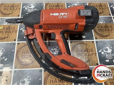 Hilti GX 100 Gas Powered Actuated Fastener Nail Gun Tool W/Case No 