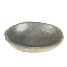 Naturstein Schale Steinschale Vogeltränke Flussstein Obstschale Natur Stein S2