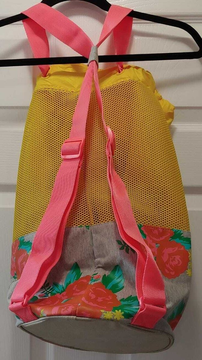 Adidas Stella McCartney Sport Seasack bag backpack gym bag tote new sack mesh adidas by Stella McCartney Gym Sack - Pink | Free Shipping  main image 2