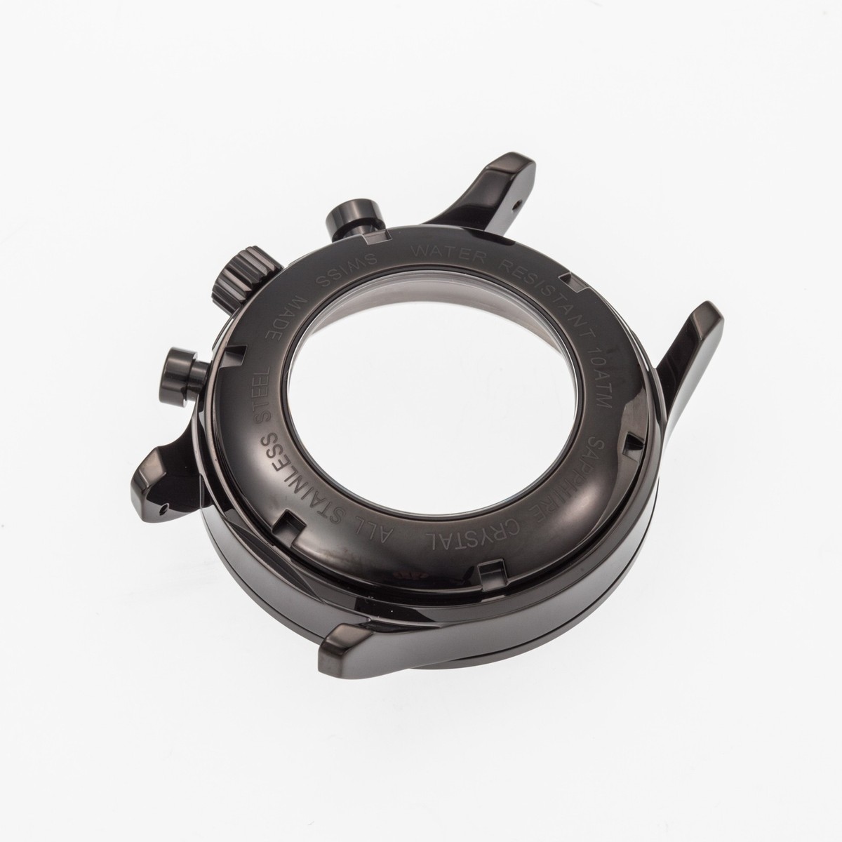 Boîtier De Montre Model 2 Pour Mouvement ETA 7750 - Saphir Antireflet, Neuf Sans Emballage