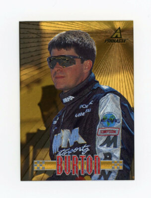 Ward Burton 1997 Pinnacle Trophy Collection Dufex Gold Foil Parallel Insert #22