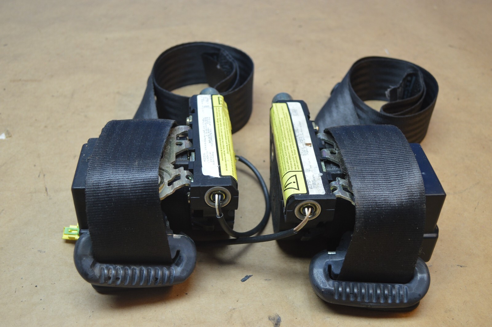 2004 M138 MASERATI M128 GT COUPE FRONT REAR LEFT RIGHT SIDE SEAT BELT SET OF 4