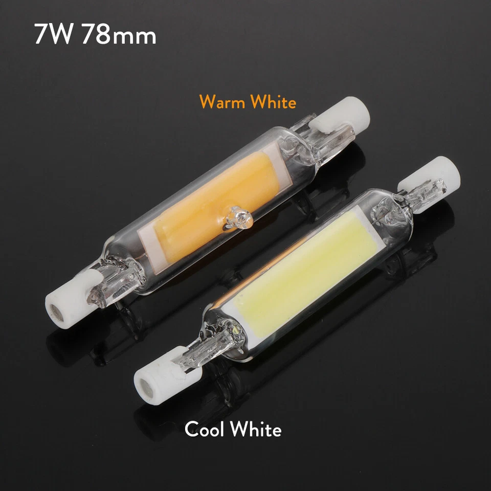 À Variation R7S LED Verre Tube Ampoules 78mm 118mm 7W 15W 28W Remplacer Halogène - Photo 4/4