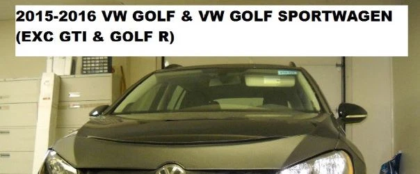 Mini sujetador protector de capó Lebra para Volkswagen Golf y GTi 2015-2017 Foto 2 de 2