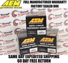 AEM 3 Gauges Combo Set - UEGO WideBand A/F Ratio +  Turbo Boost + Oil Pressure 