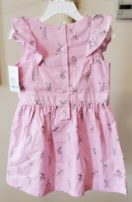 carters pink bunny dress Pink Oshkosh Tulle Dress Tulle Dress Carters Pink Dress Carter's Toddler Bunny Short-Sleeve