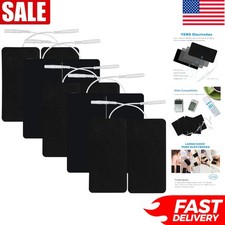10 Pack of Durable TENS Unit Pads 2''X4'' - Ideal for Back and Muscle Relief