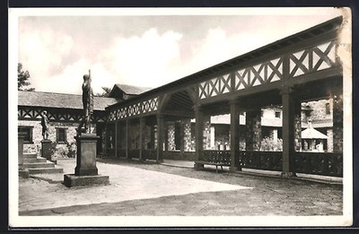 Saalburg i. Ts., Sacellum-Atrium, Ansichtskarte 