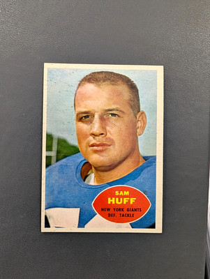 1960 TOPPS  SAM HUFF #80 NMT-MT HIGH GRADE
