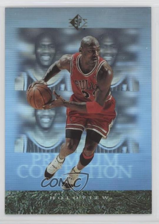 1995-96 SP Premium Collection Holoview Michael Jordan #5 HOF 1f1