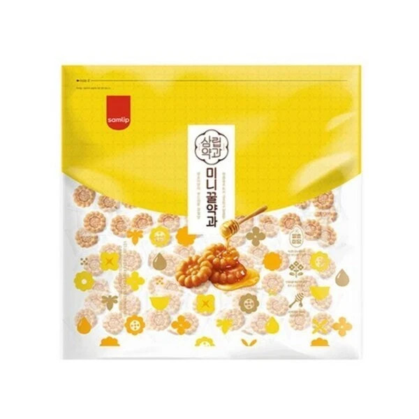 MINI YAKGWA COREANO 1KG - GALLETAS DE MIEL TRADICIONALES, ENVUELTAS INDIVIDUALMENTE