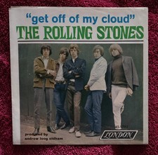 RARE! ROLLING STONES EX++ SLEEVE & VINYL '64 "Get Off My Cloud" PLAY/LOOKS GREAT