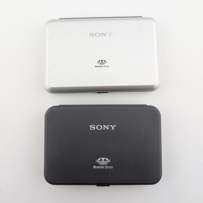 Two Sony LCH-MA Hard Carrying Case For 8x Memory Stick Memory Stick Duo Pro Duo